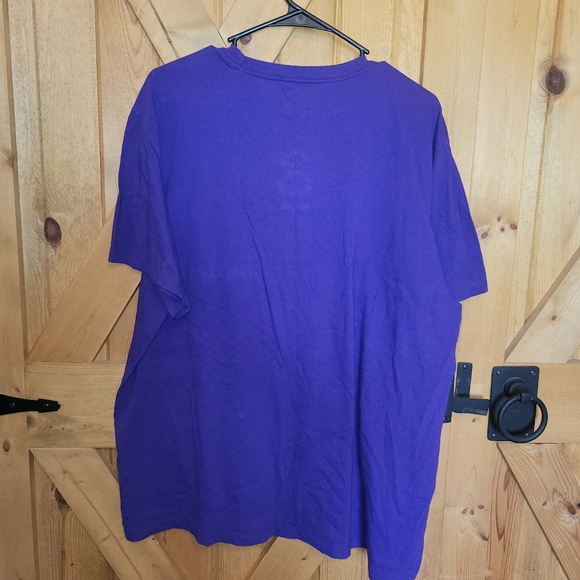Nike Large Logo Purple T Shirt Size Xxl Mens - Picture 4 of 6